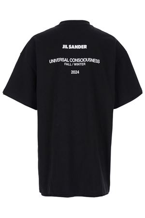 T-shirt in cotone nero JIL SANDER | J61GC0002J20086001